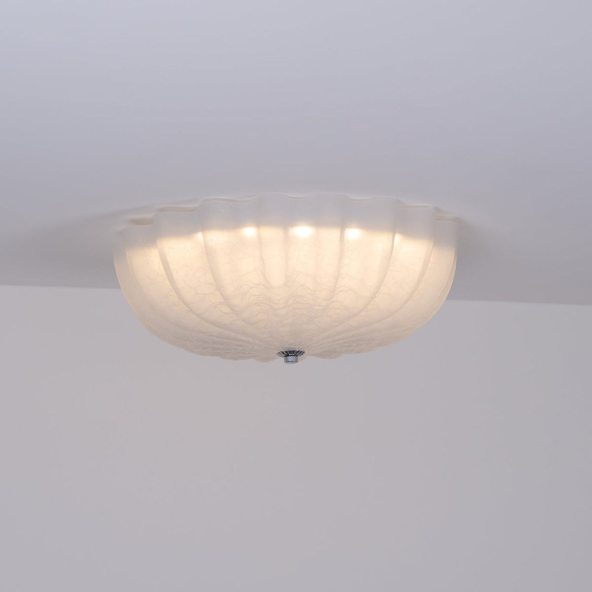 Dodunek Blown Glass Ceiling Light