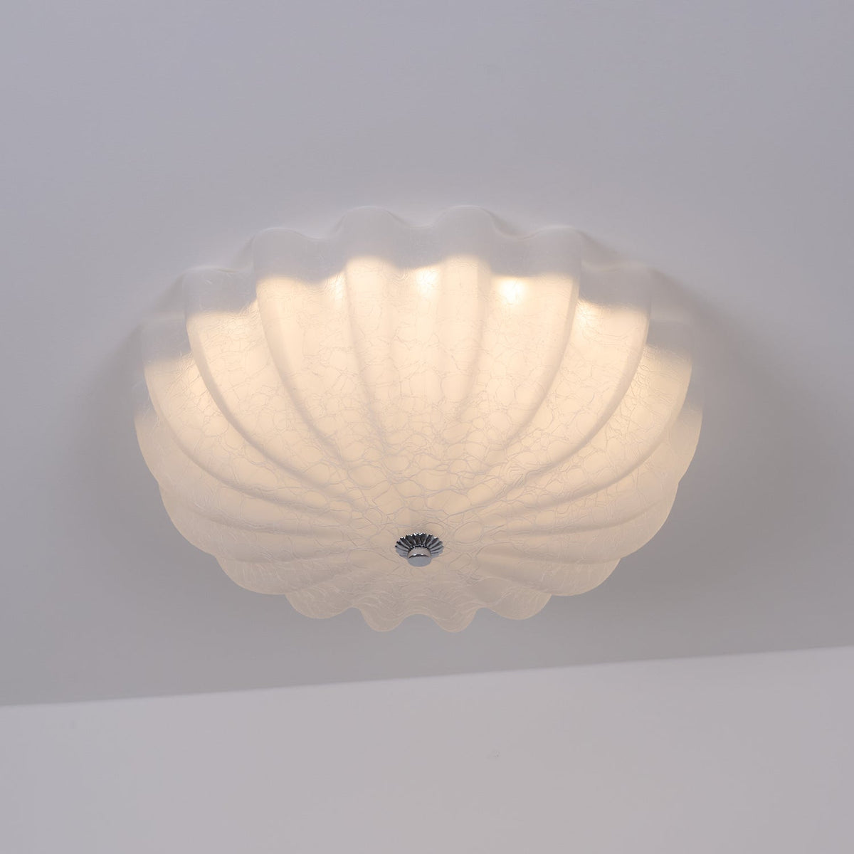 Dodunek Blown Glass Ceiling Light