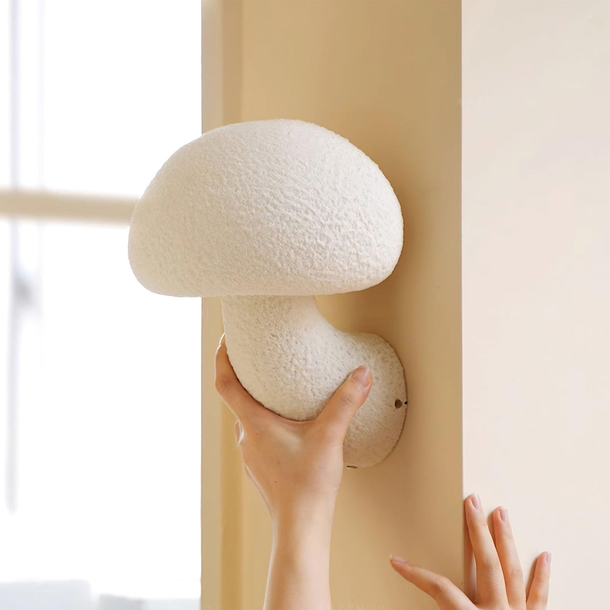 Mylo Mushroom Resin Plug-in Wall Lamp