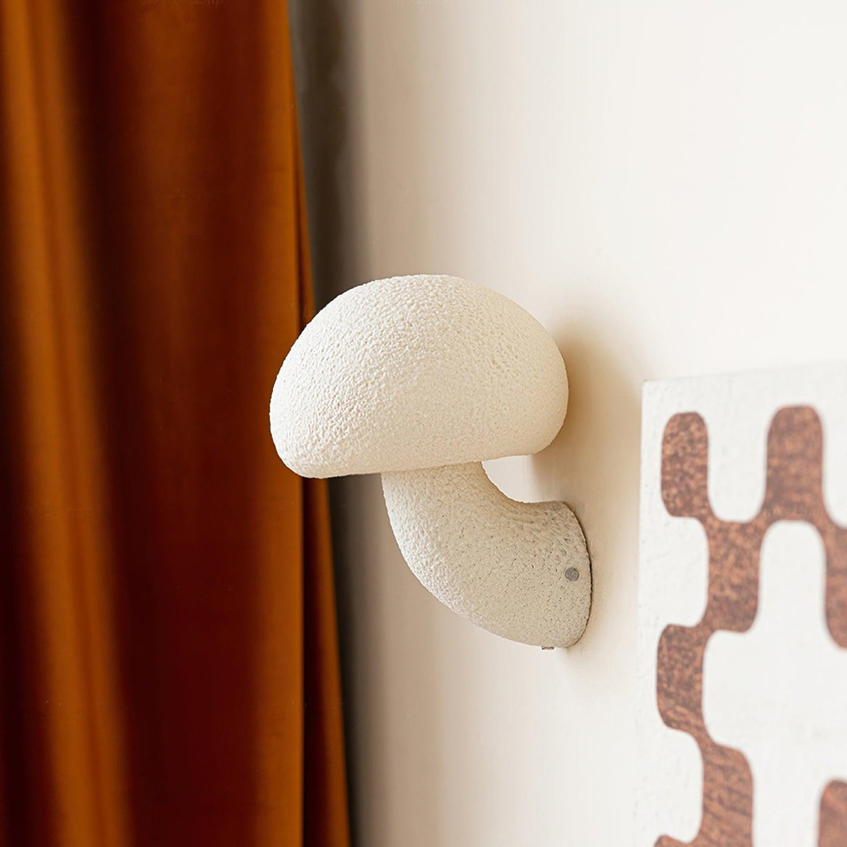 Mylo Mushroom Resin Plug-in Wall Lamp