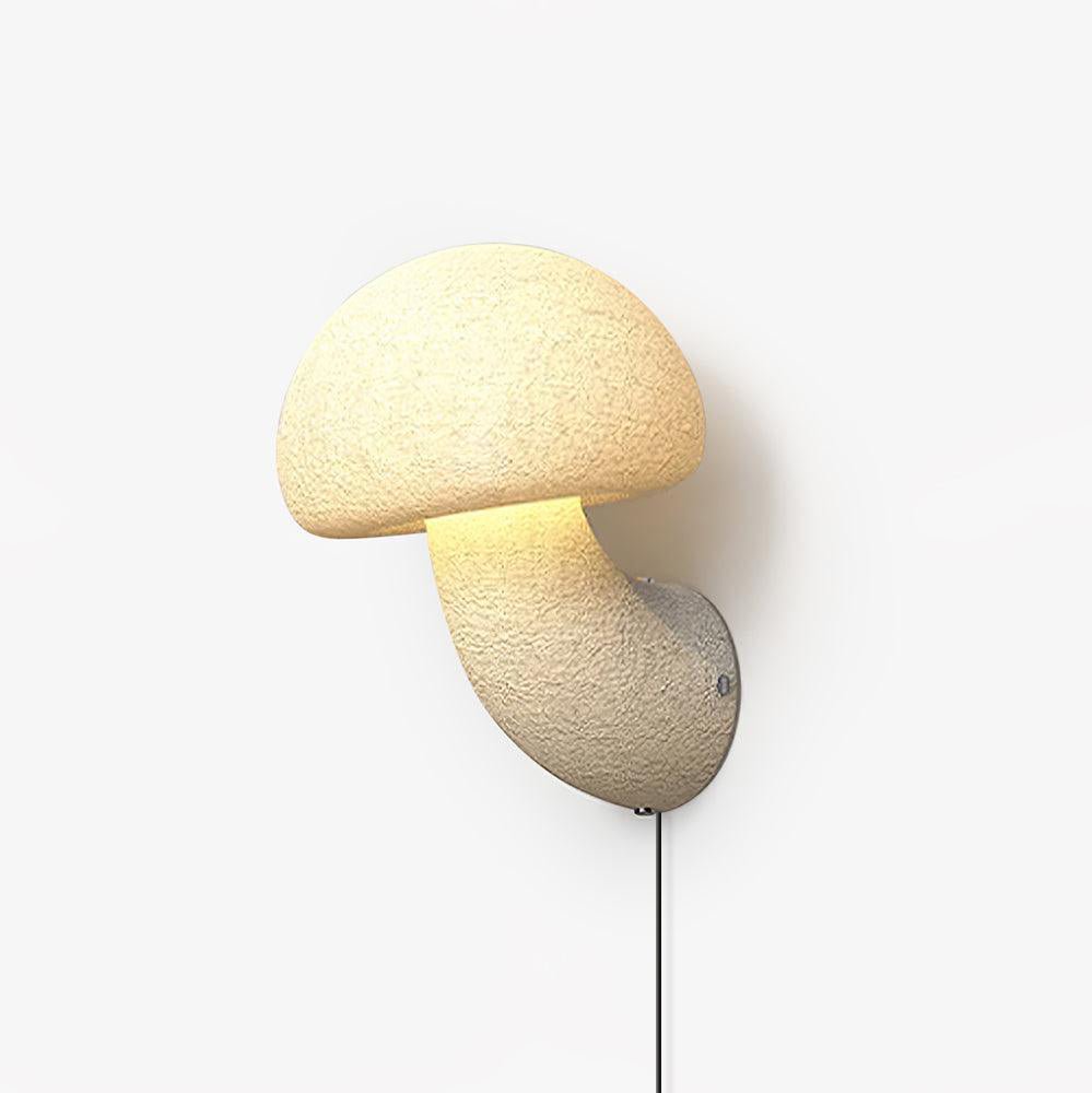 Mylo Mushroom Resin Plug-in Wall Lamp