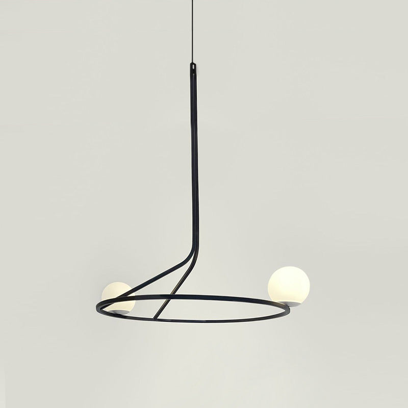 Ilthael Brass Glass Chandelier