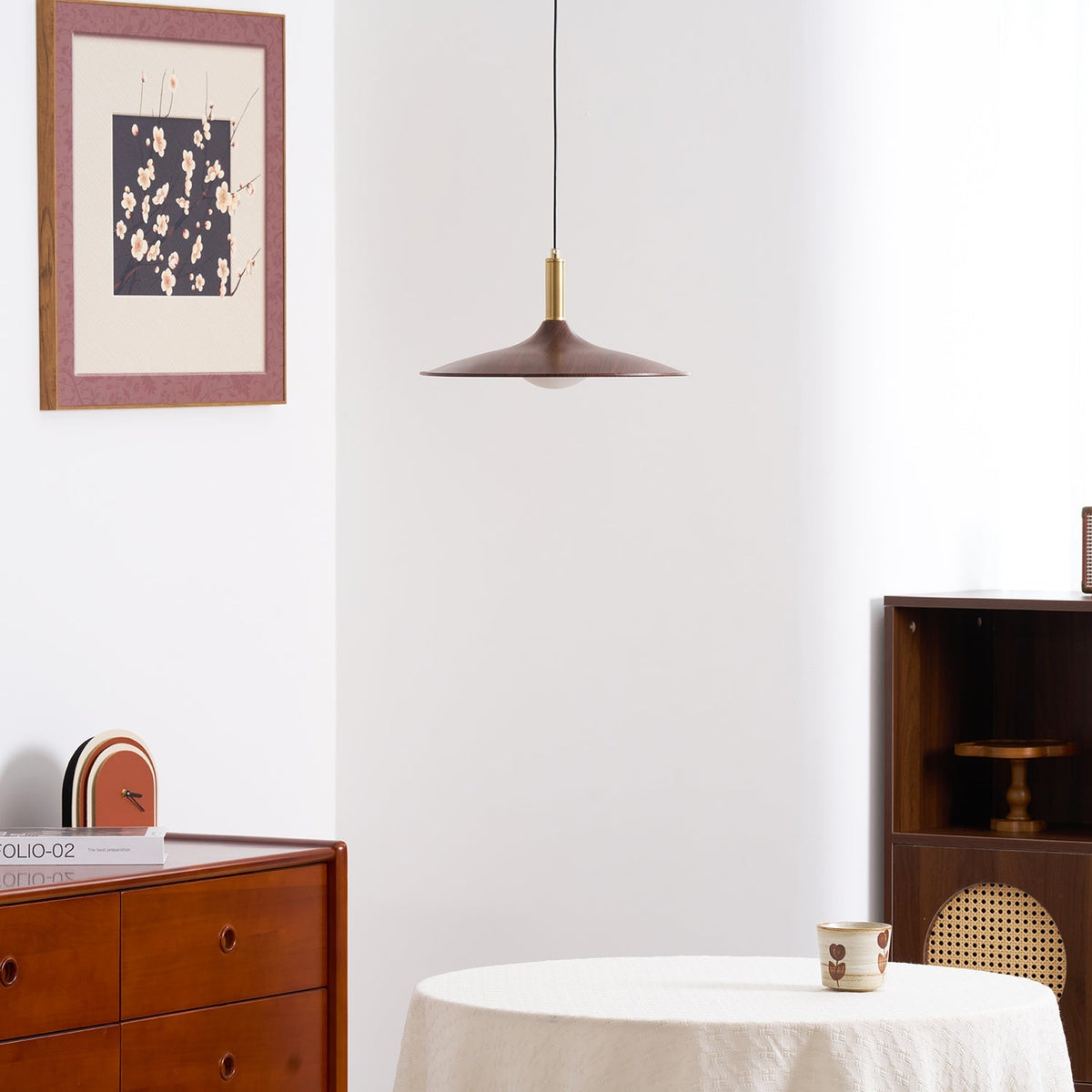 Renalora Crane Swing Arm Pendant Lamp