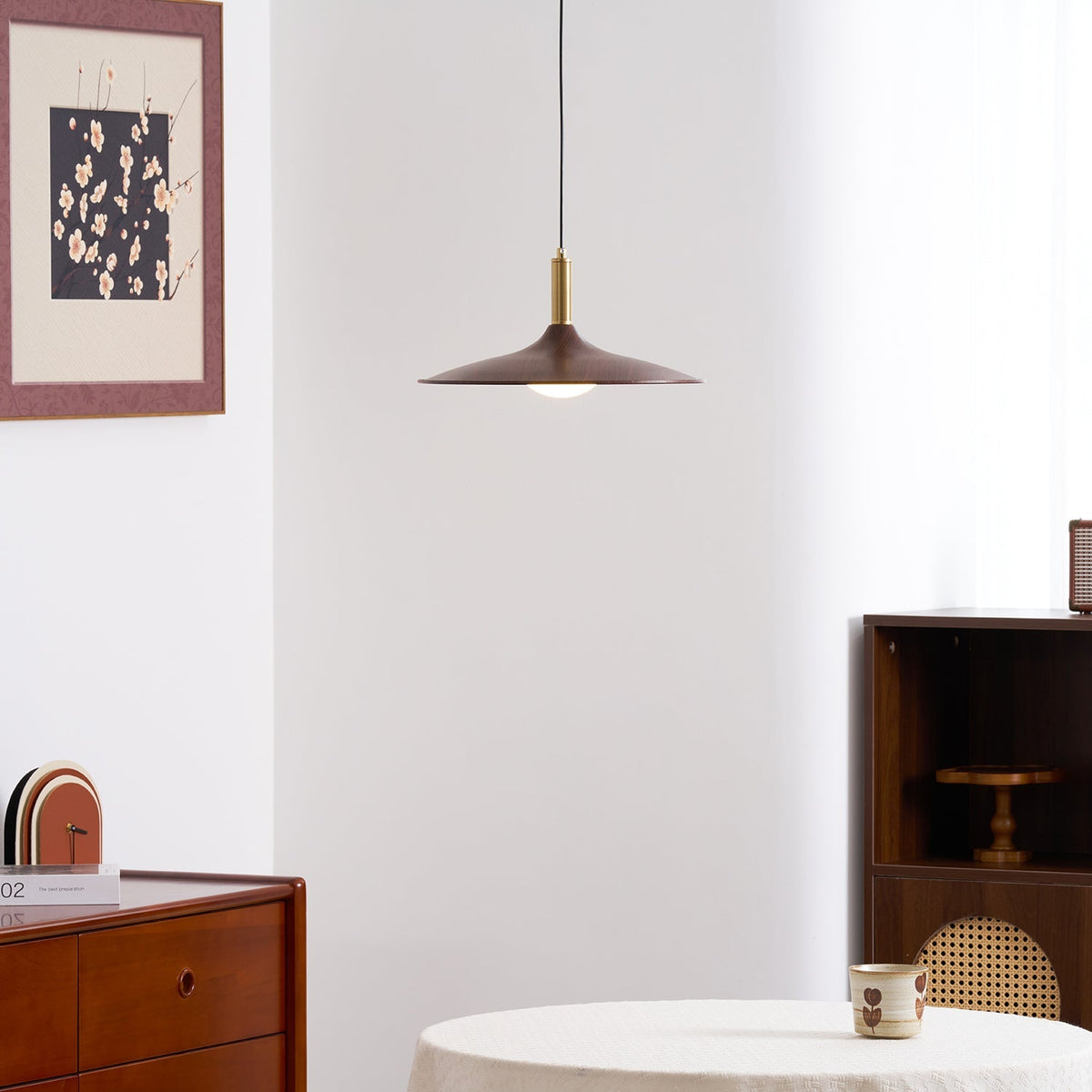 Renalora Crane Swing Arm Pendant Lamp