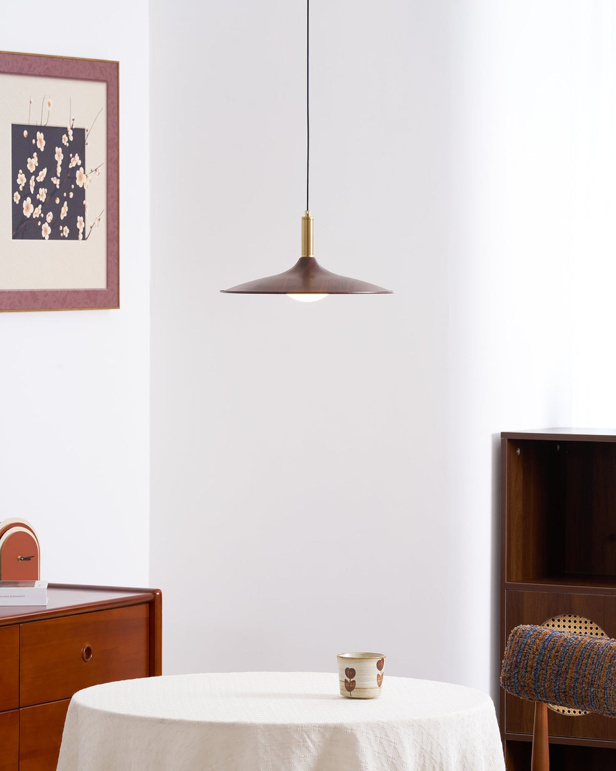 Renalora Crane Swing Arm Pendant Lamp