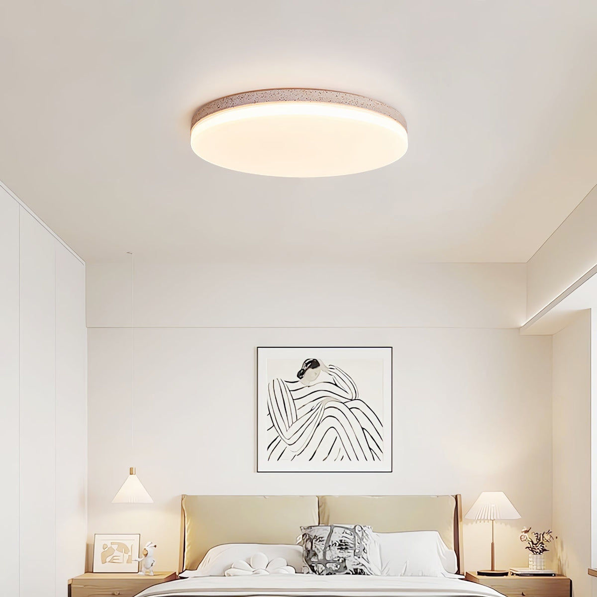 Valiviella Travertine Ceiling Light