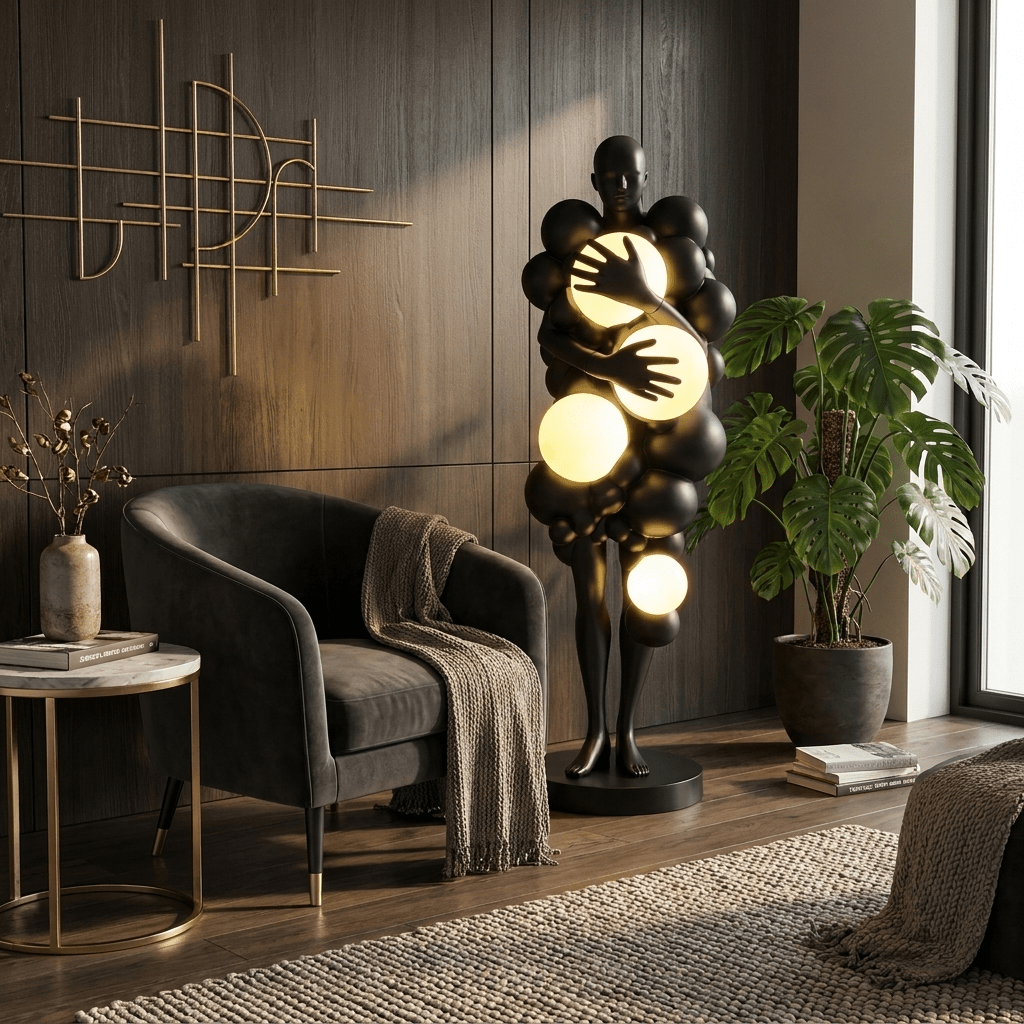 Noruiella Figure Floor Lamp