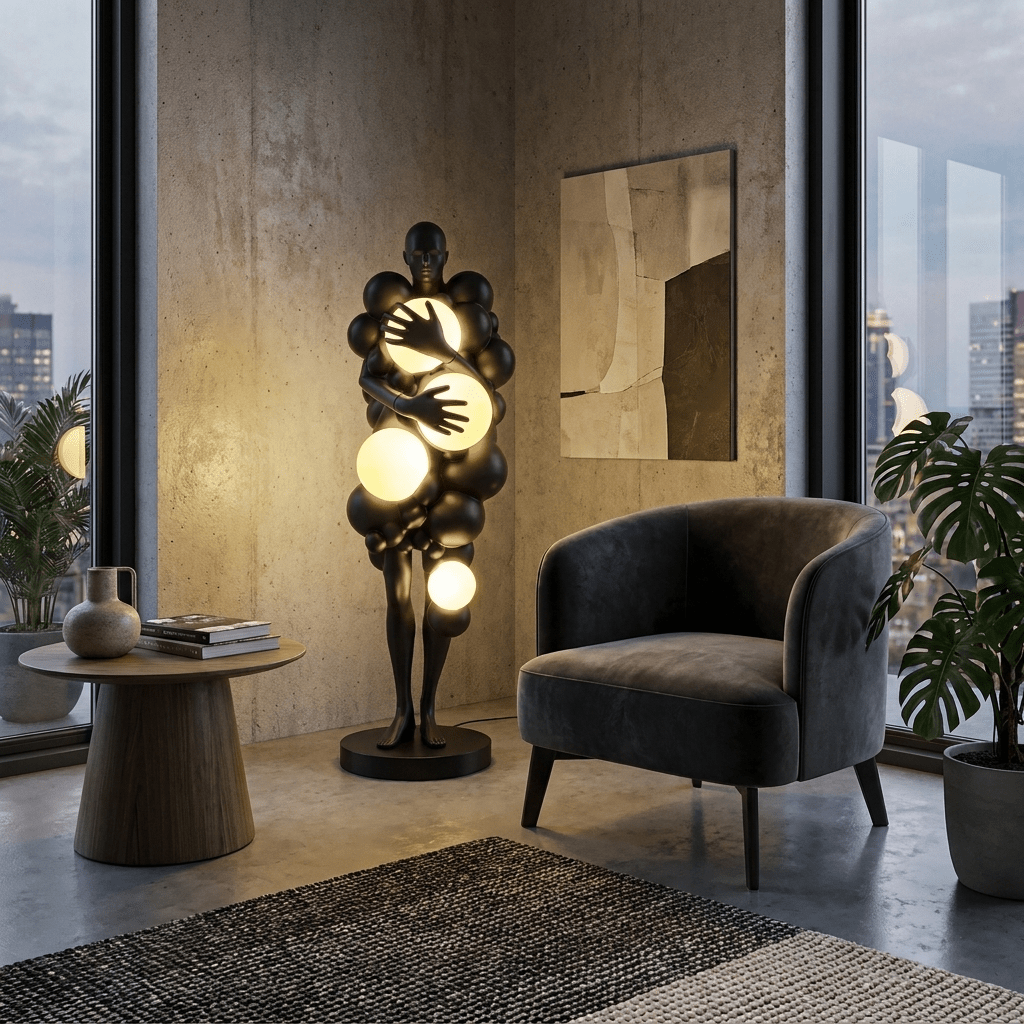 Noruiella Figure Floor Lamp
