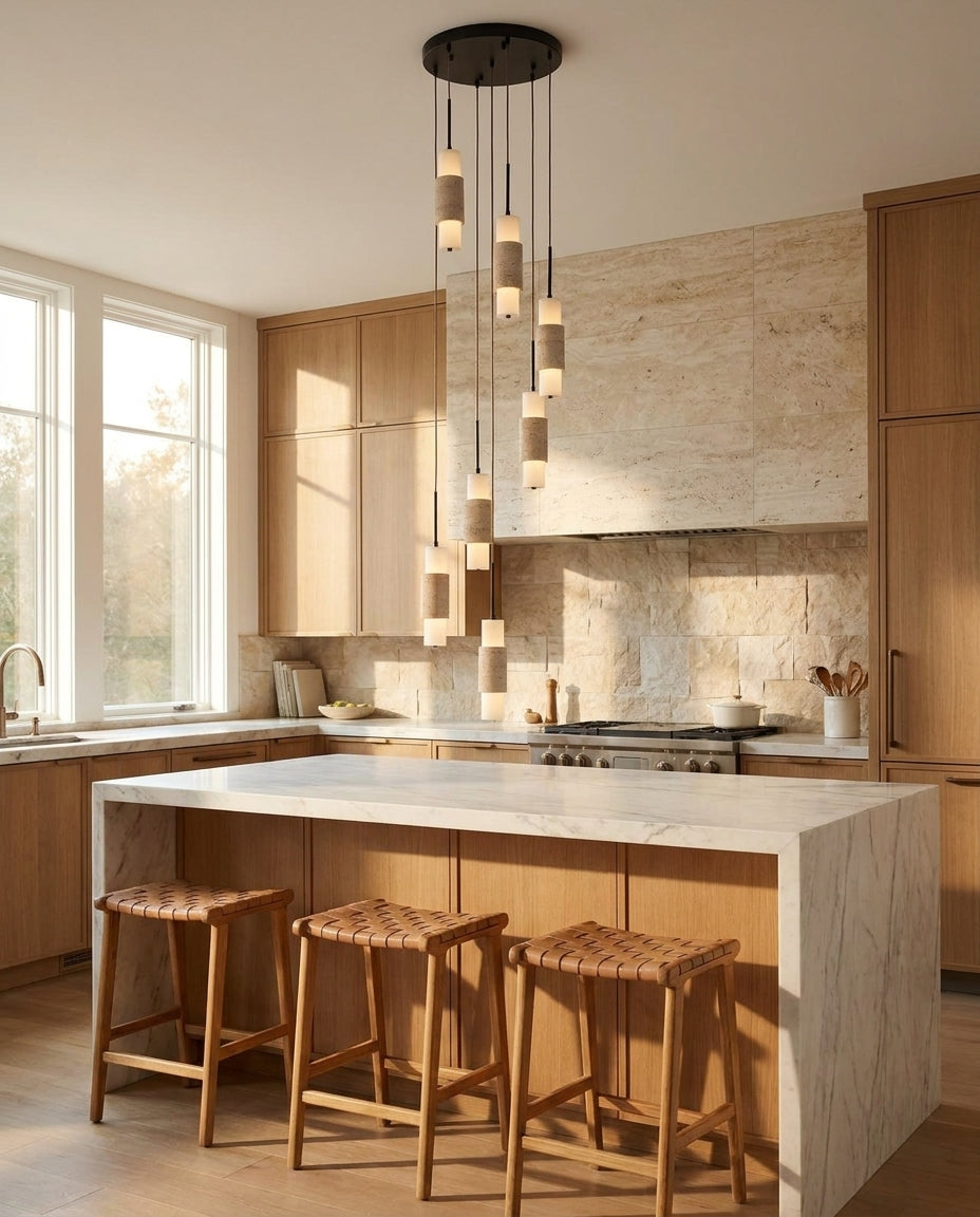 Yarrowcombe Travertine Chandelier