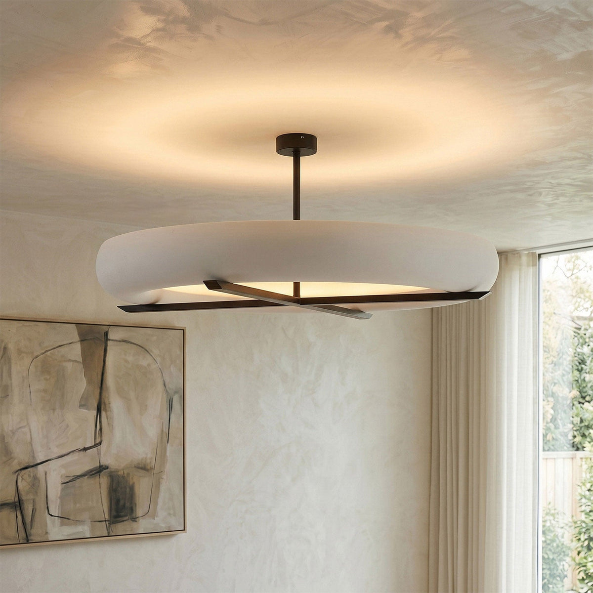 Wexford Geometric Flush Mount Chandelier
