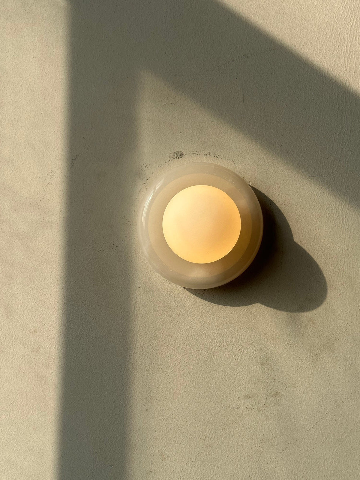 Cemaros Jade Glass Wall Lamp-Relic Pieces