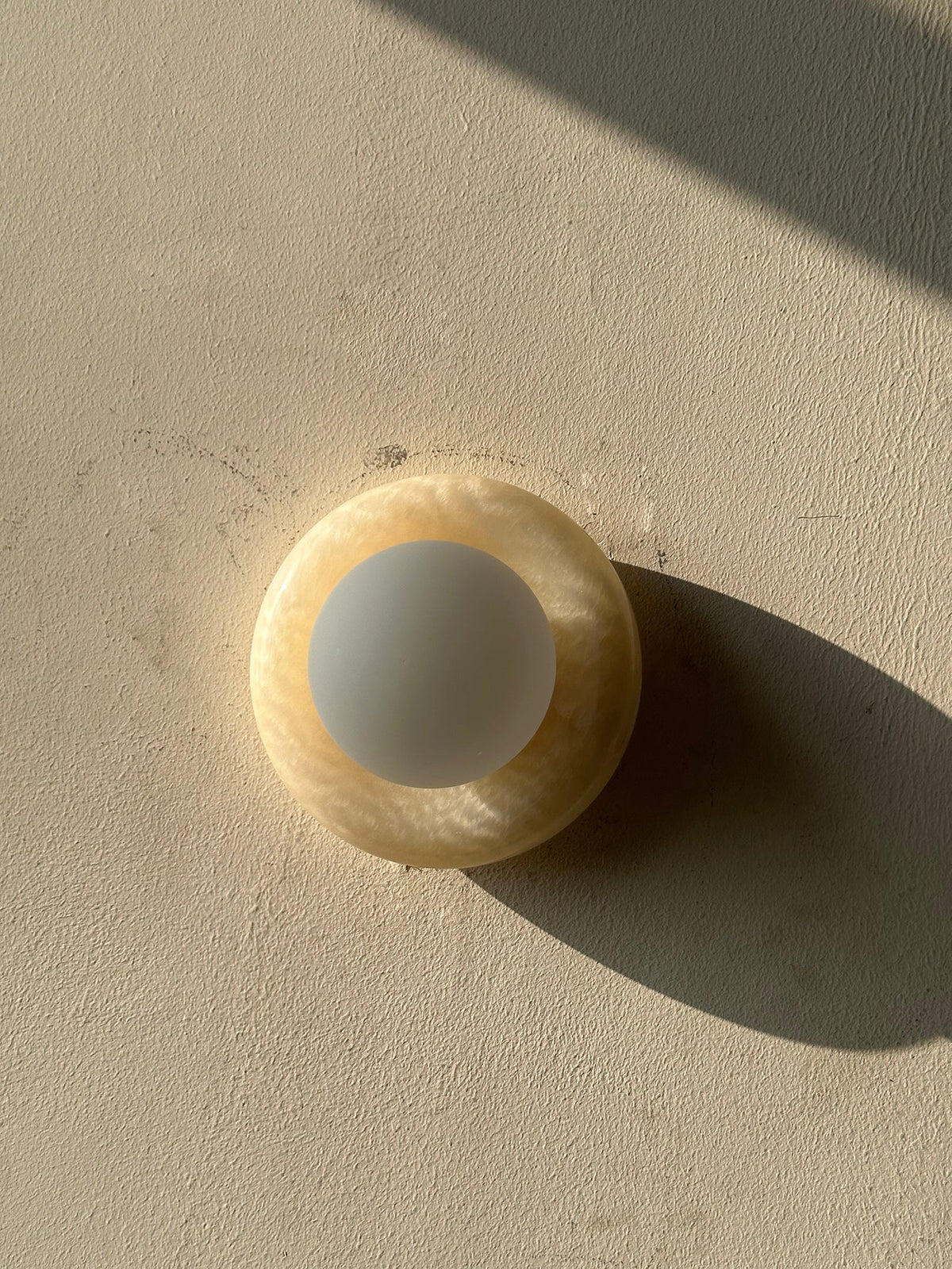 Cemaros Jade Glass Wall Lamp-Relic Pieces