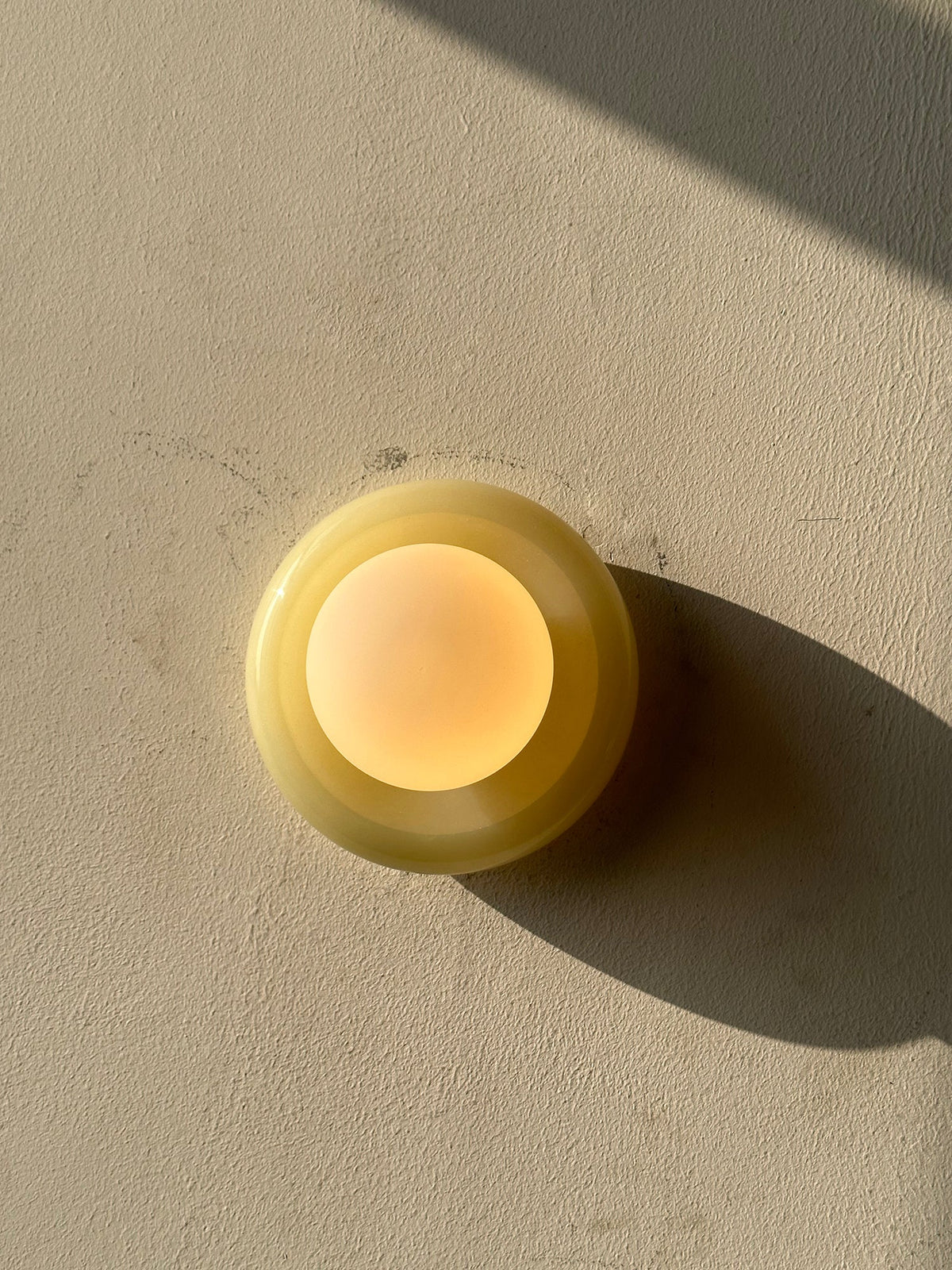 Cemaros Jade Glass Wall Lamp-Relic Pieces
