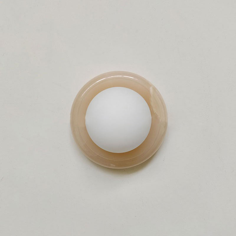 Cemaros Jade Glass Wall Lamp-Relic Pieces
