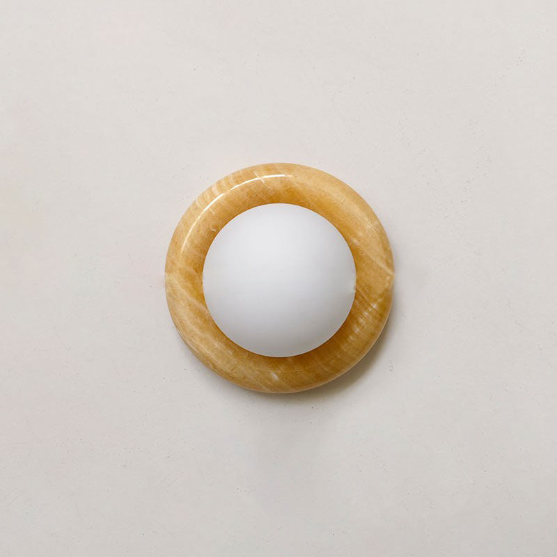Cemaros Jade Glass Wall Lamp-Relic Pieces
