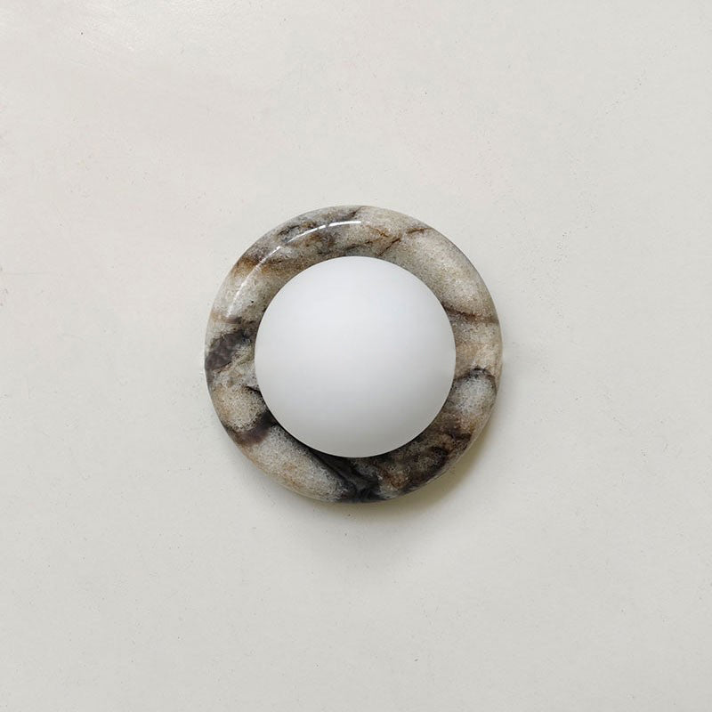 Cemaros Jade Glass Wall Lamp-Relic Pieces