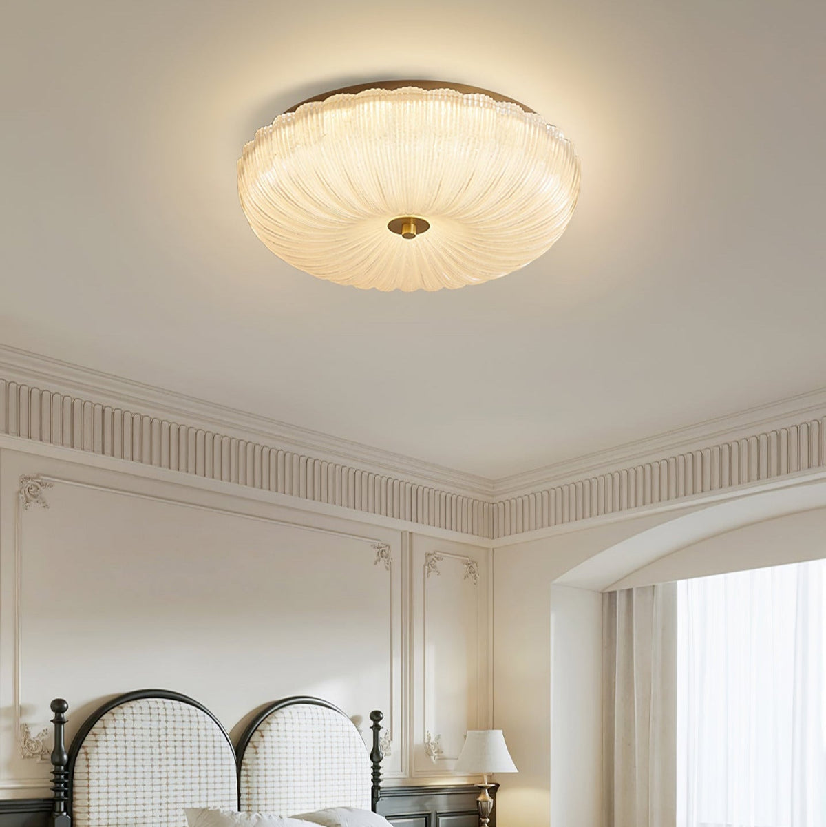 Diladem Ceiling Light Ripple Glass