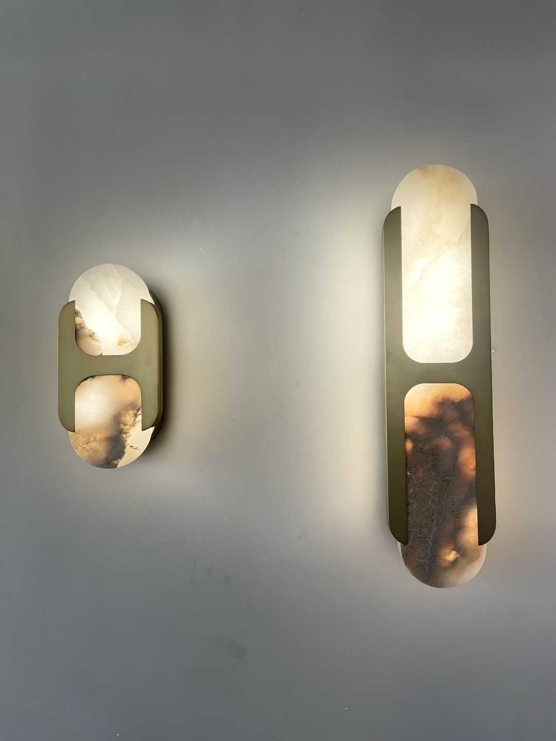 Lylaearis Alabaster Wall Lamp-Relic Pieces