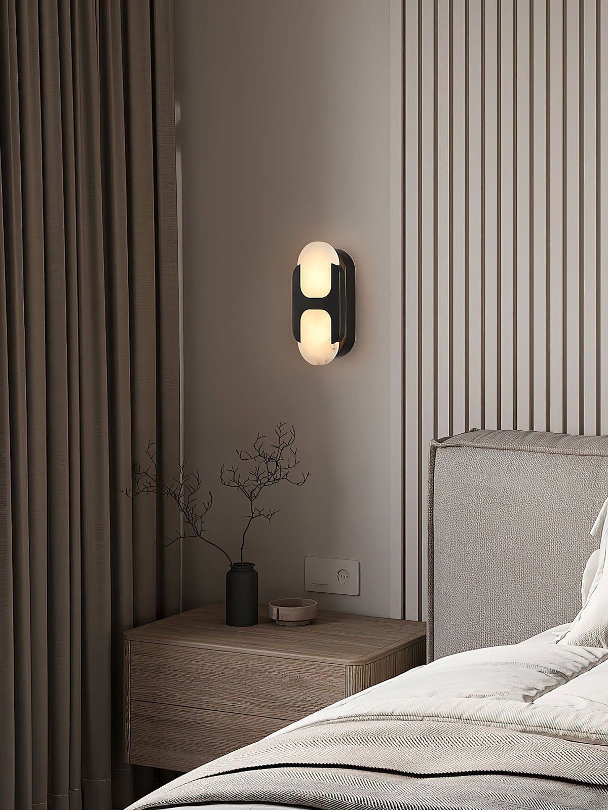 Lylaearis Alabaster Wall Lamp-Relic Pieces