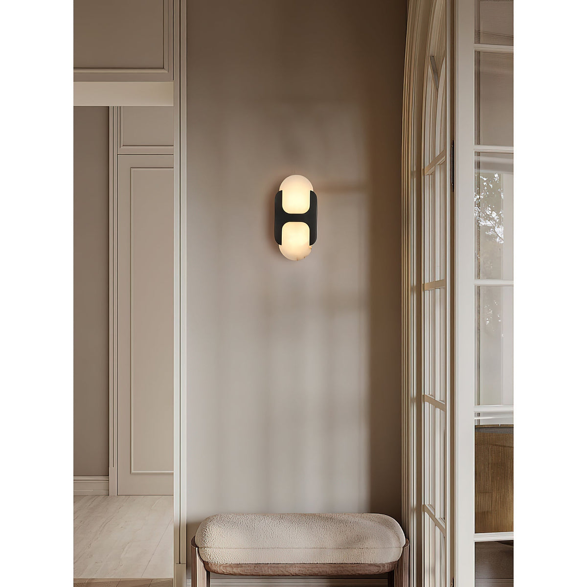 Lylaearis Alabaster Wall Lamp-Relic Pieces