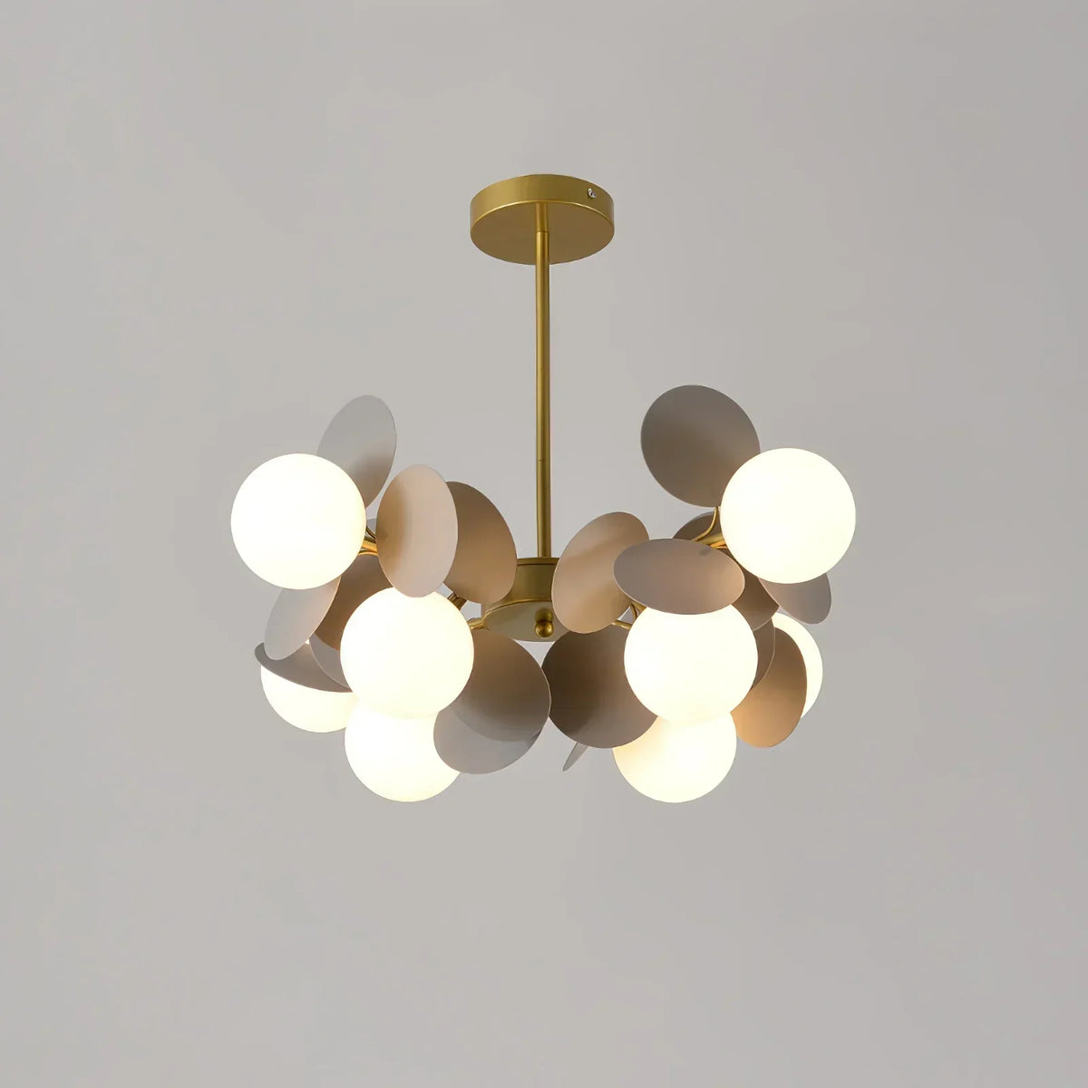 Nurodek Multicolored Flower Branch Chandelier Living Room