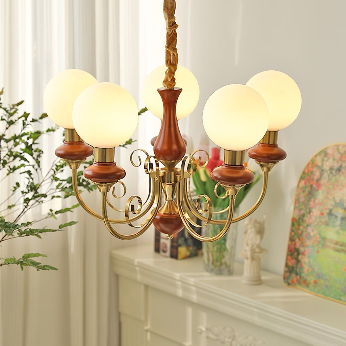 Falasel Chandelier Glass