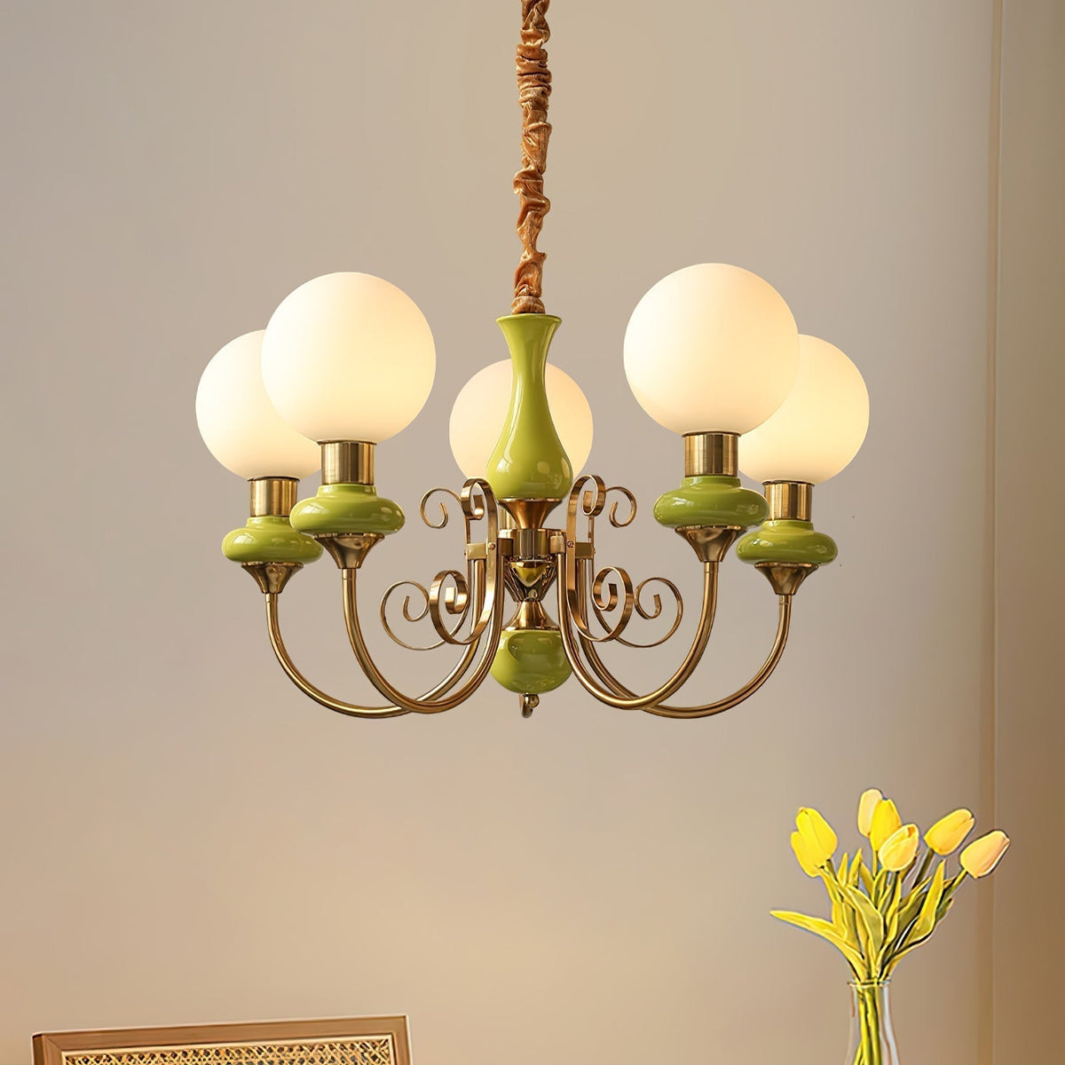 Falasel Chandelier Glass