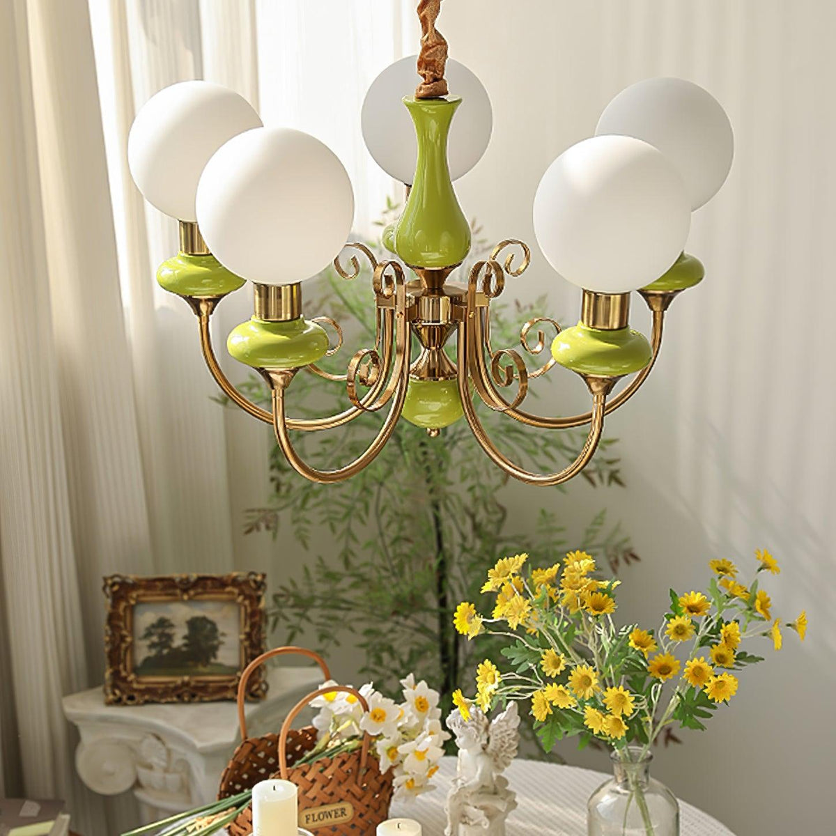 Falasel Chandelier Glass