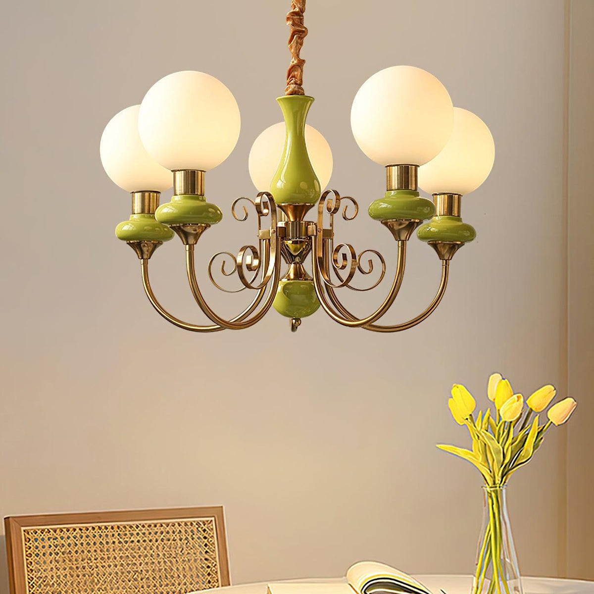 Falasel Chandelier Glass