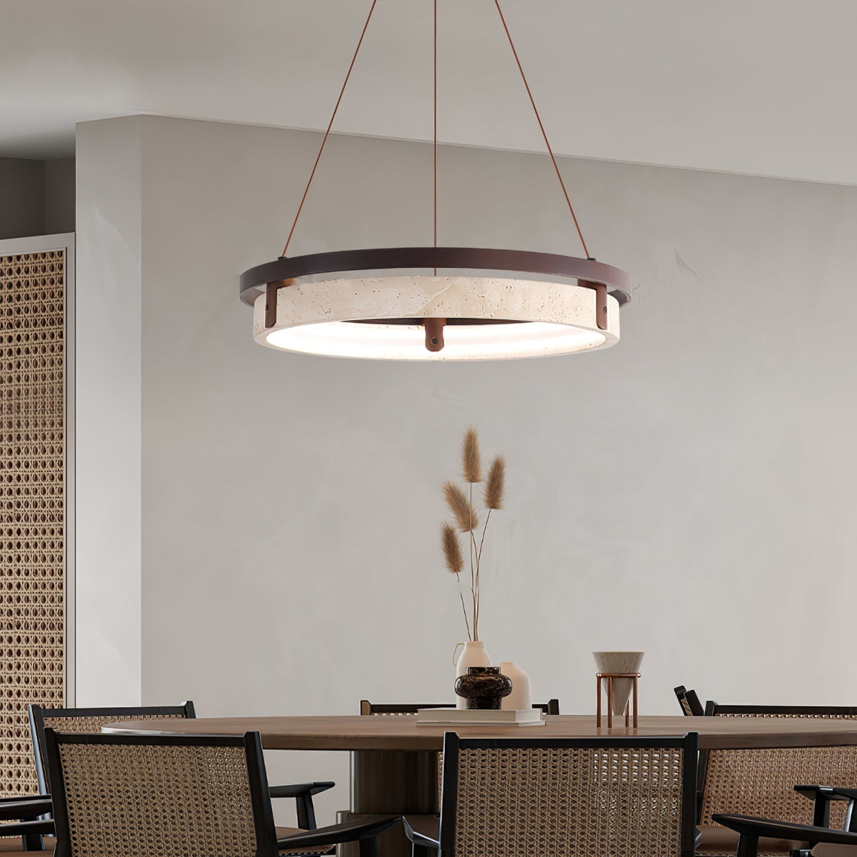 Aurix Travertine Pendant Light