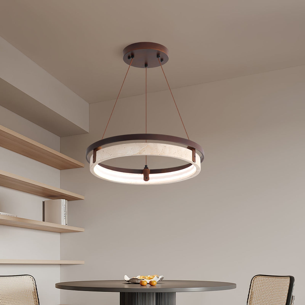Aurix Travertine Pendant Light
