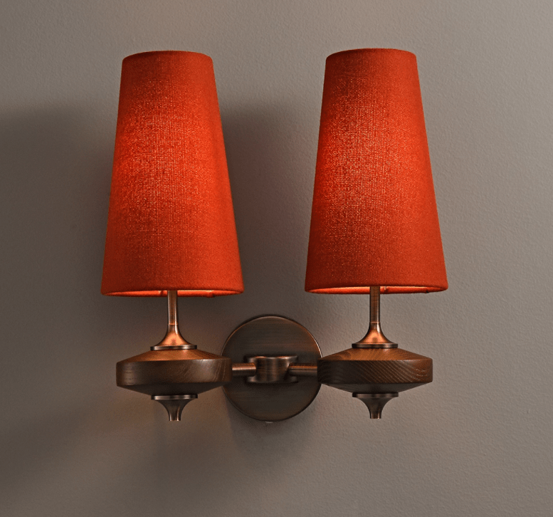 Hestin Twin Shade Wall Sconce