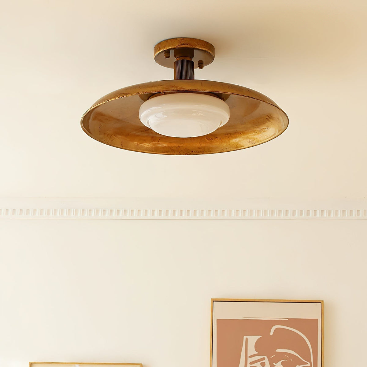 Ormure Style Flat-Panel Ceiling Light