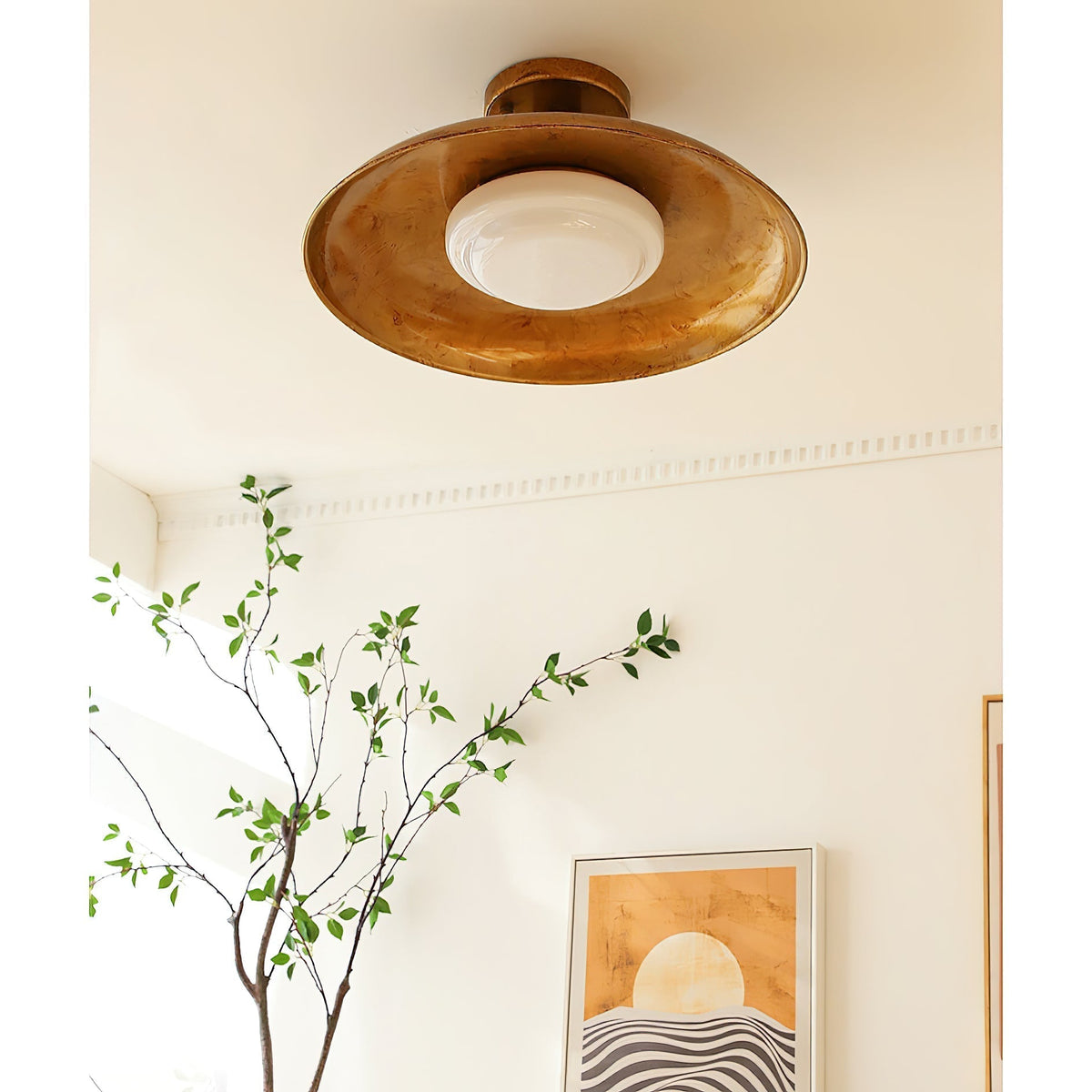 Ormure Style Flat-Panel Ceiling Light