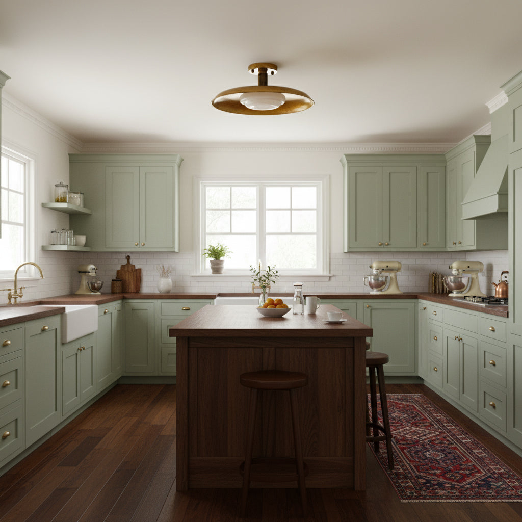 Ormure Style Flat-Panel Ceiling Light