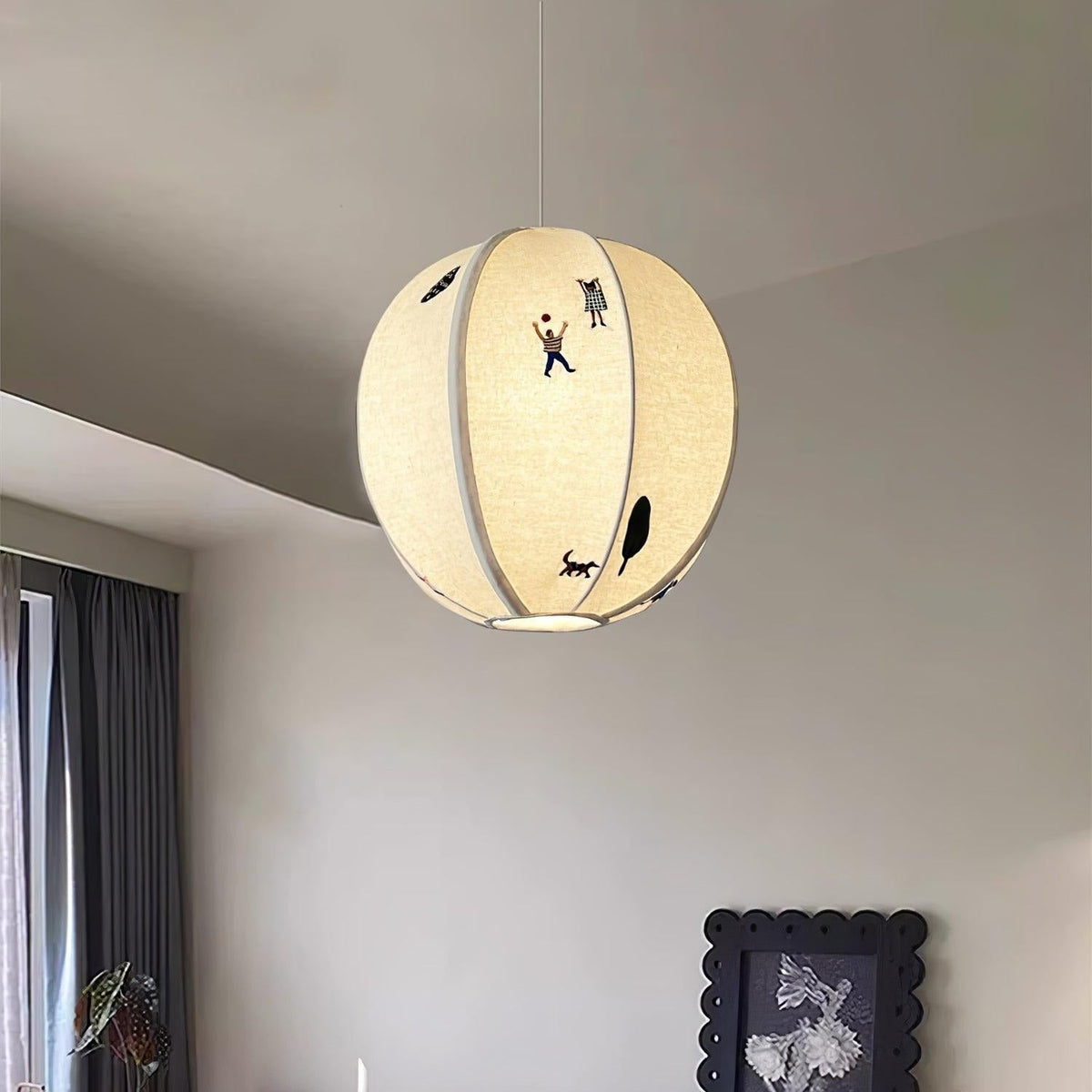 Zusoten Pendant Light Paper Ball Drawing