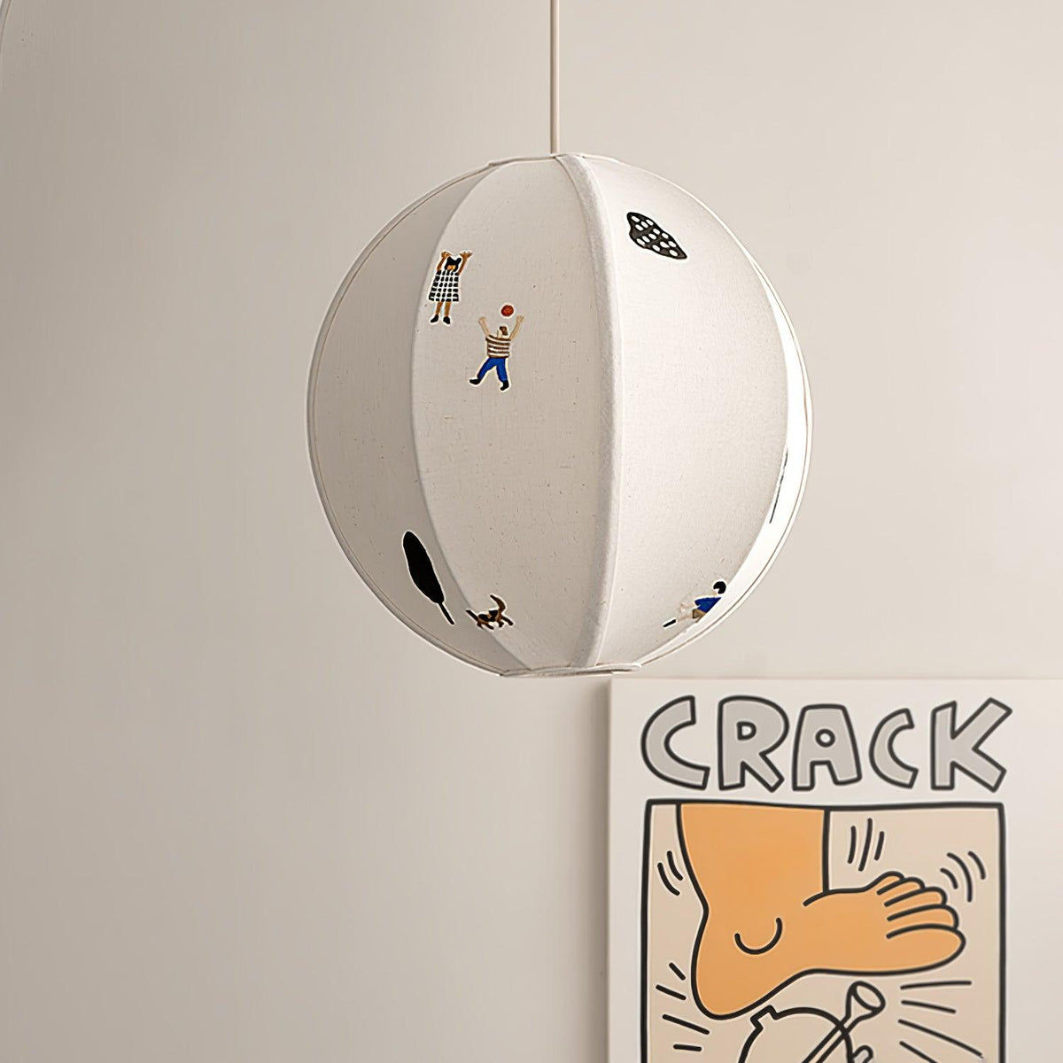 Zusoten Pendant Light Paper Ball Drawing