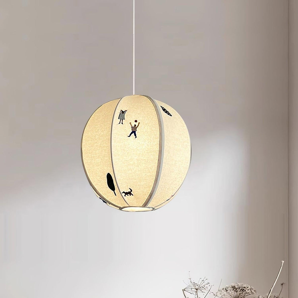Zusoten Pendant Light Paper Ball Drawing