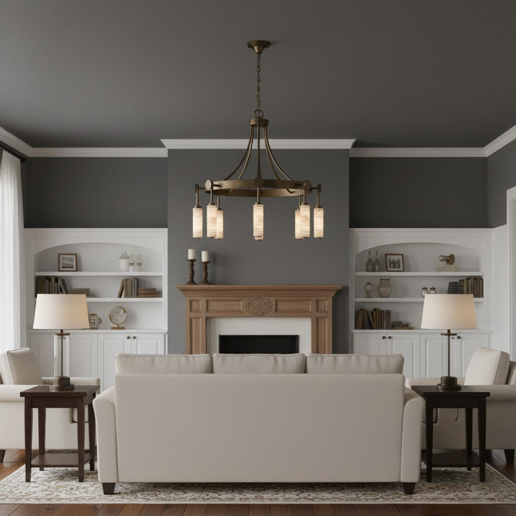 Payson Alabaster Chandelier