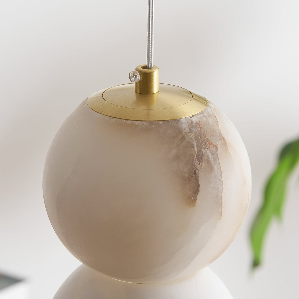 Lasides Alabaster Pendant Light Head 2 /3/4