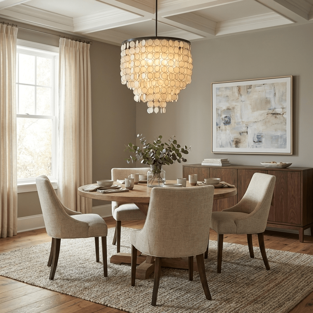 Alcott Pearl Shell Chandelier