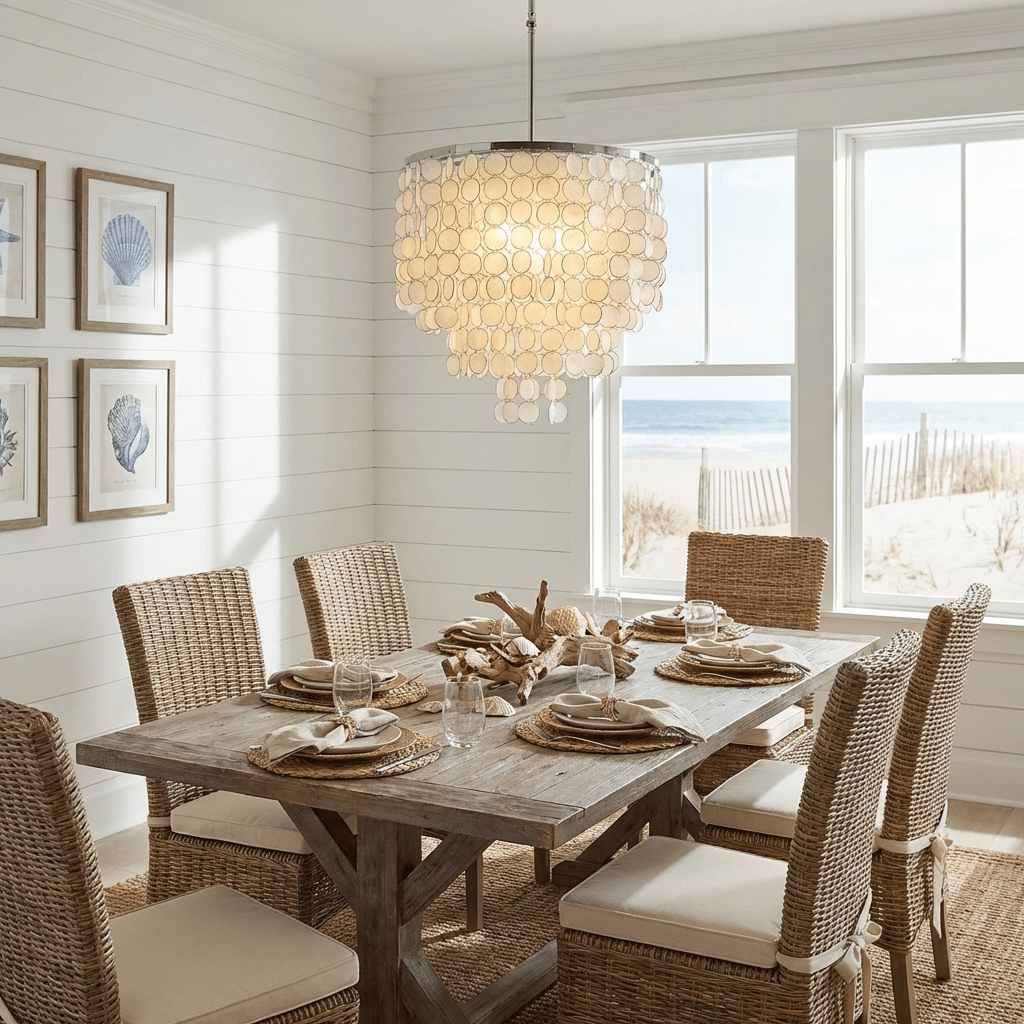 Alcott Pearl Shell Chandelier