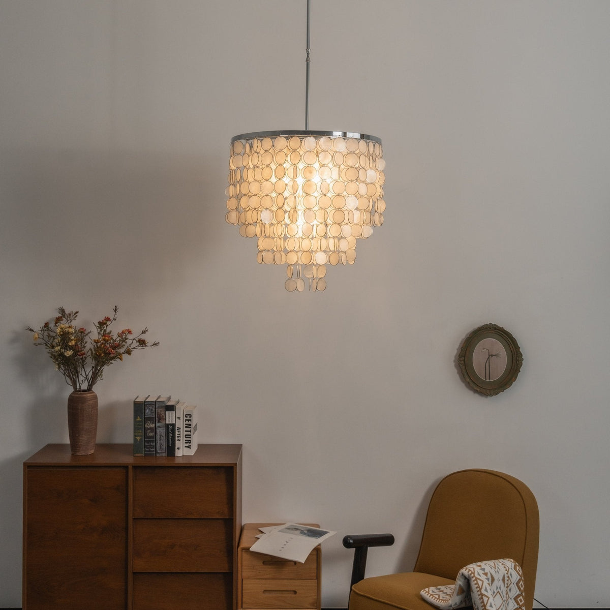 Alcott Pearl Shell Chandelier