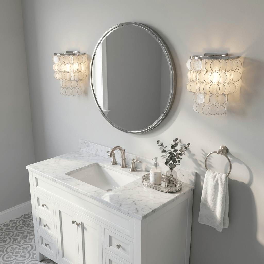 Nacivaine Pearl Shell Wall Lamp