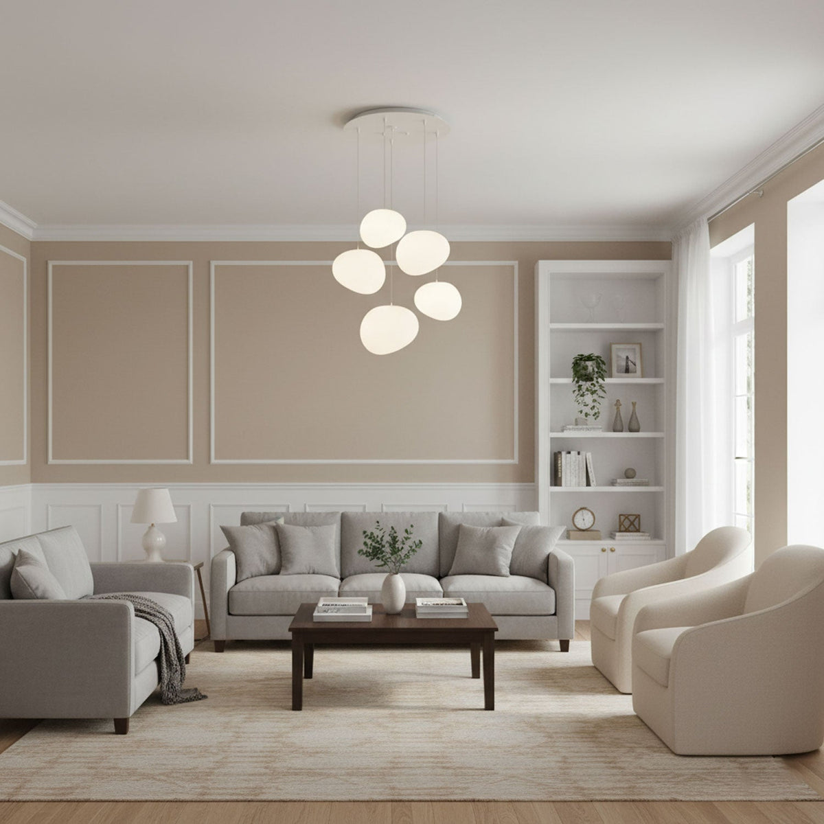 Elva Pebble Glow Pendant Lamp