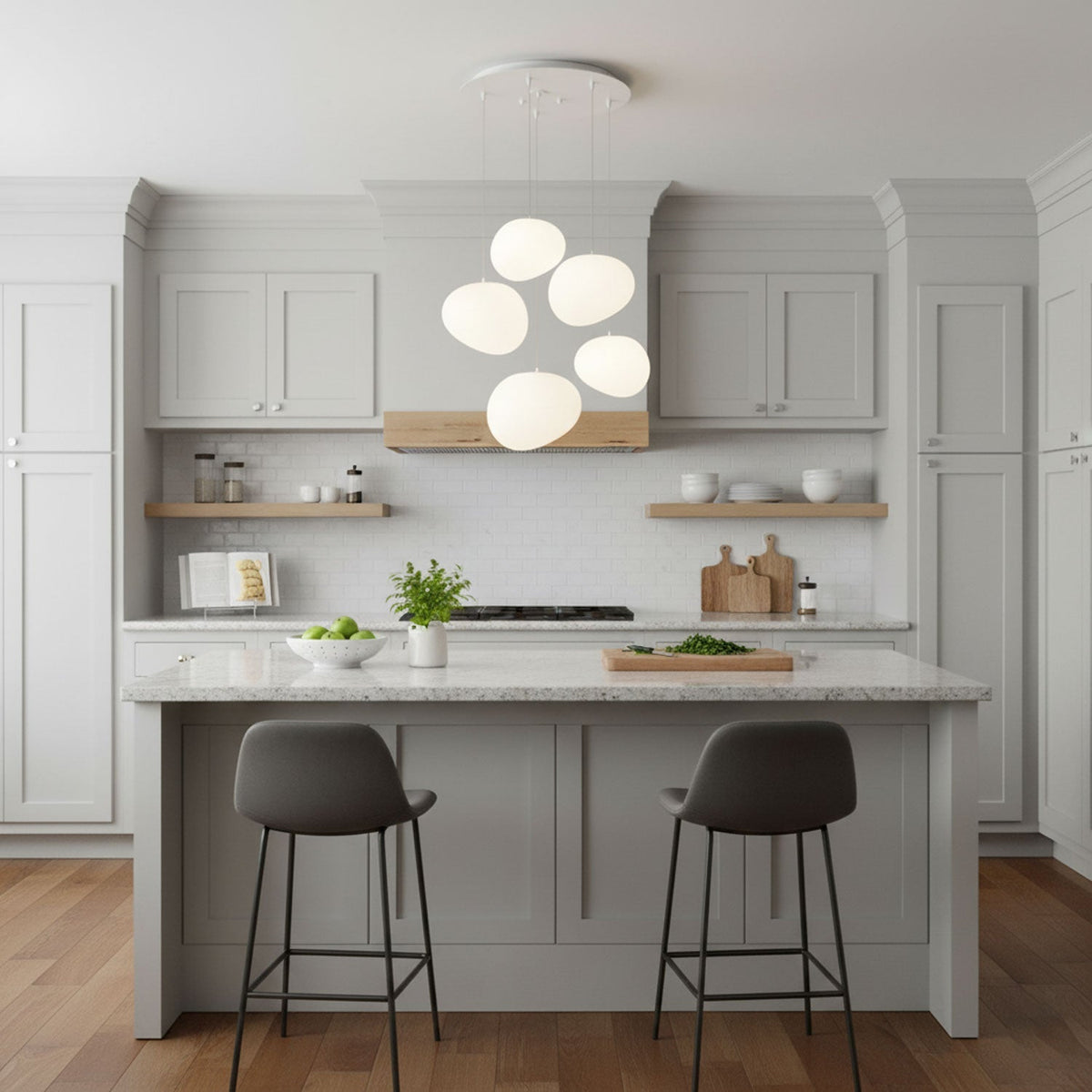 Elva Pebble Glow Pendant Lamp