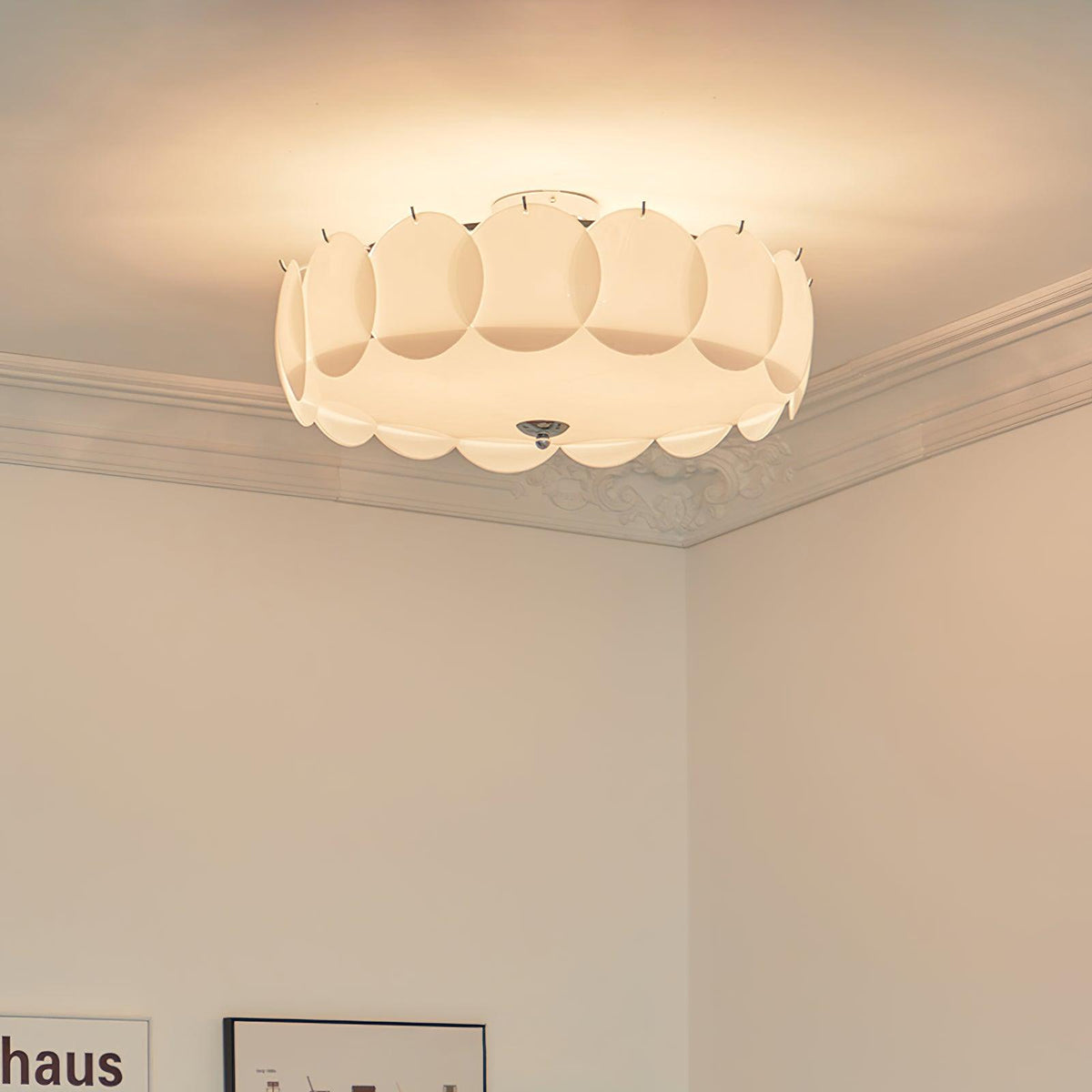Vakegis Petal Shell Ceiling Light