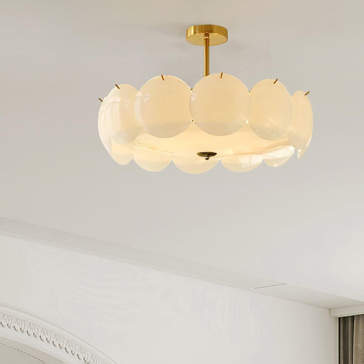 Vakegis Petal Shell Ceiling Light