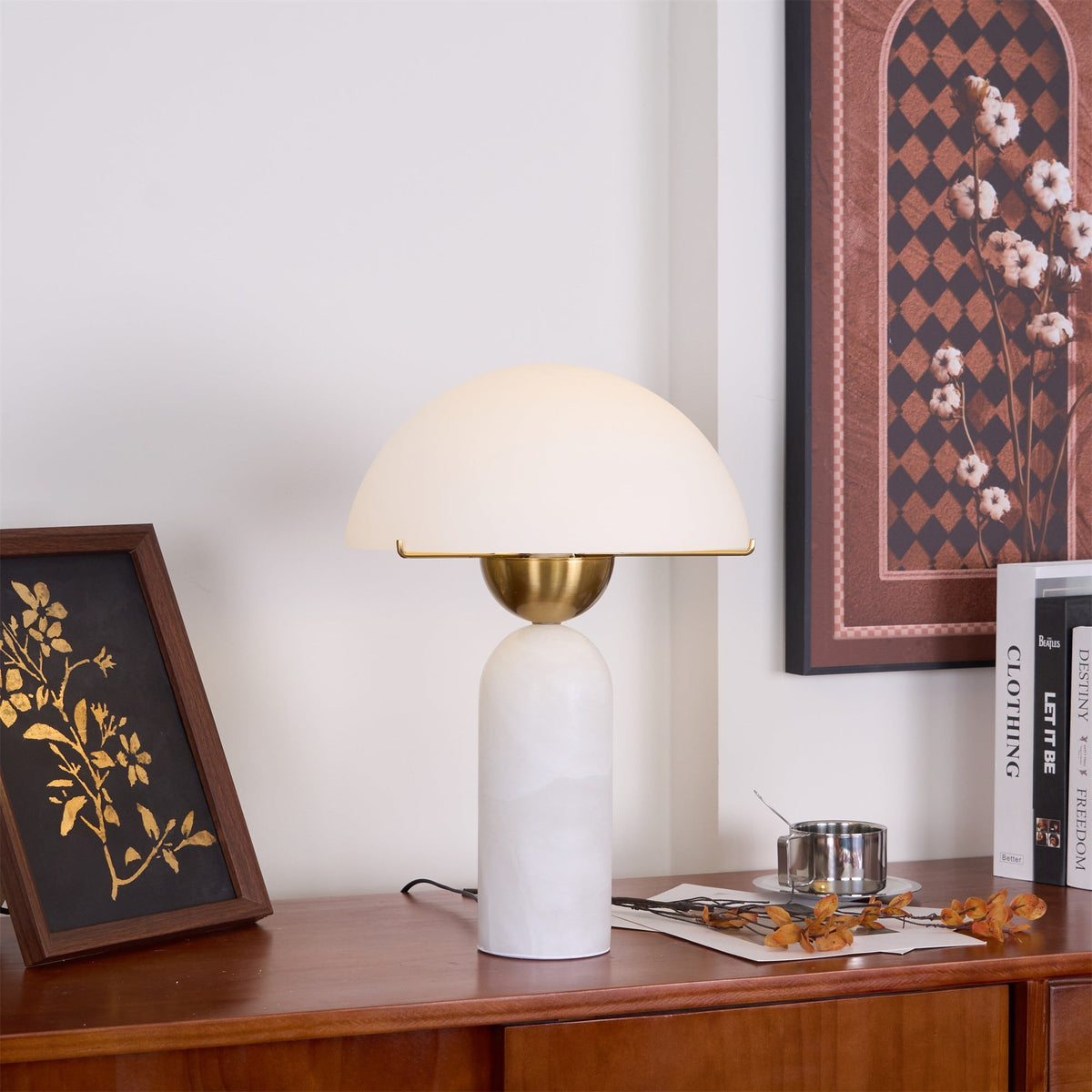 Tirixon Alabaster Table Lamp