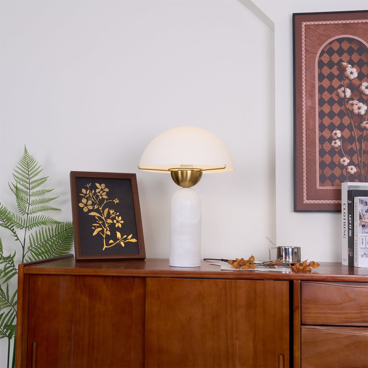 Tirixon Alabaster Table Lamp